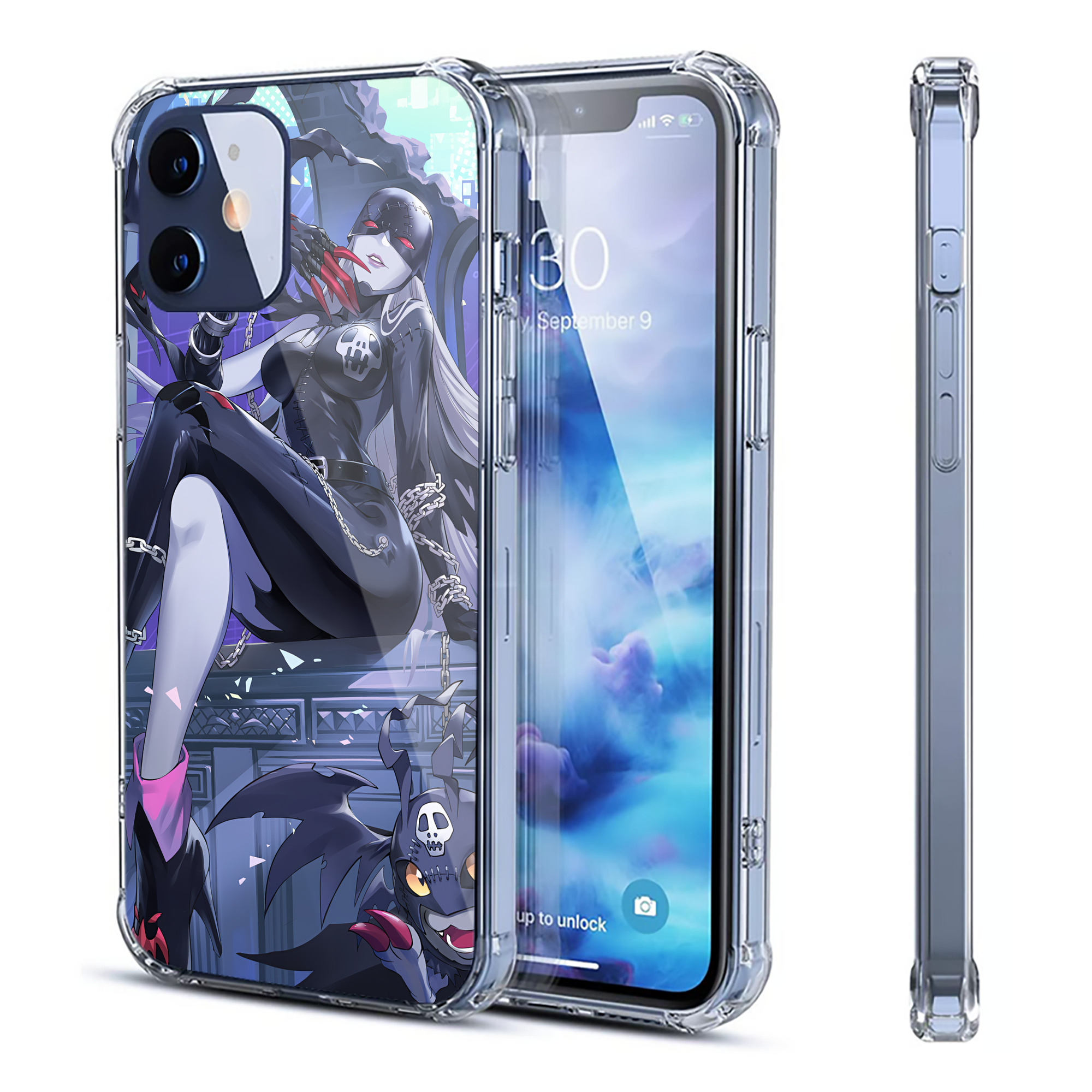 （画像用） Digimon デジタルモンスター/デジモン 【iPhone 12シリーズ対応】透明スマホケース（クリアソフトケース）